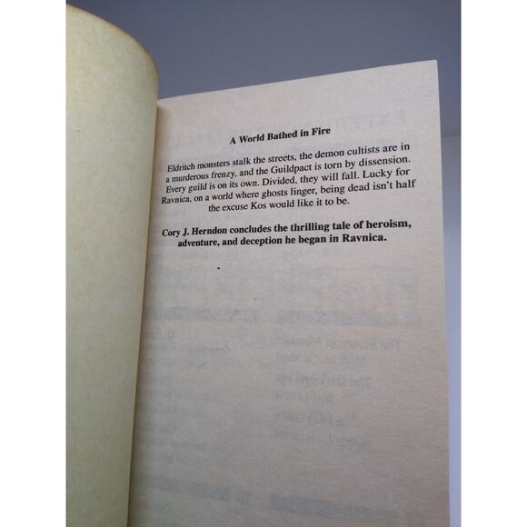 Magic The Gathering Dissension Ravnica Cycle Book 3 Paperback Novel 2006 Unused - Picture 4 of 9